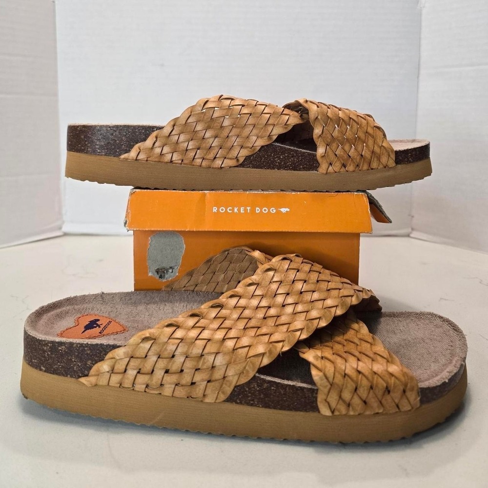 Rocket Dog Antic Cognac Sandal women's size 11 US